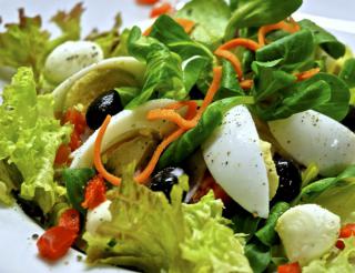 Lettuce in salad